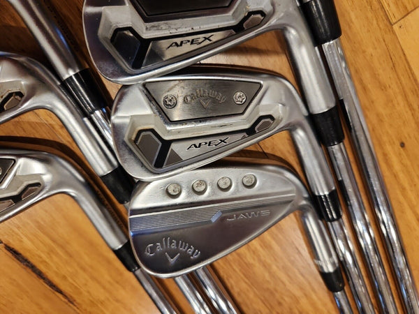 CALLAWAY APEX TCB FORGED IRONS - 4I-PW - PROJECT X 6.5 - MD5 Jaws PW