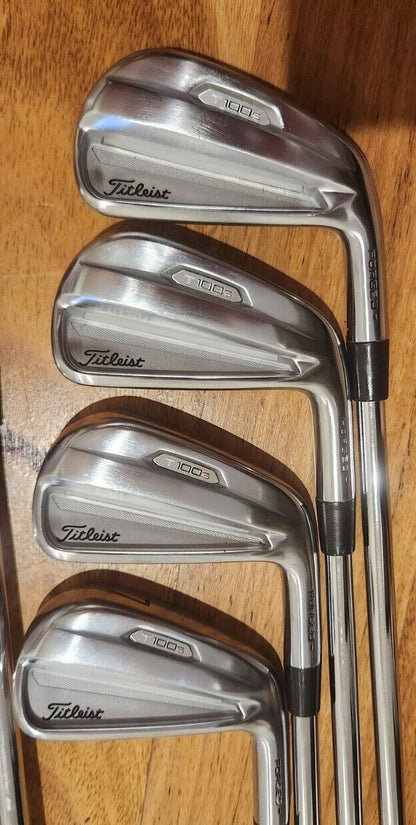 TITLEIST T100s 4-PW IRONS - Dynamic Gold AMT S300 STIFF Shafts