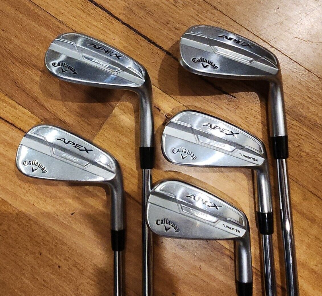 CALLAWAY APEX PRO FORGED IRONS 6-PW - True Temper Dynamic Gold S300 Stiff