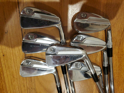 WILSON STAFF FORGED BLADE IRONS 4I-PW -  KBS 105 STIFF SHAFTS