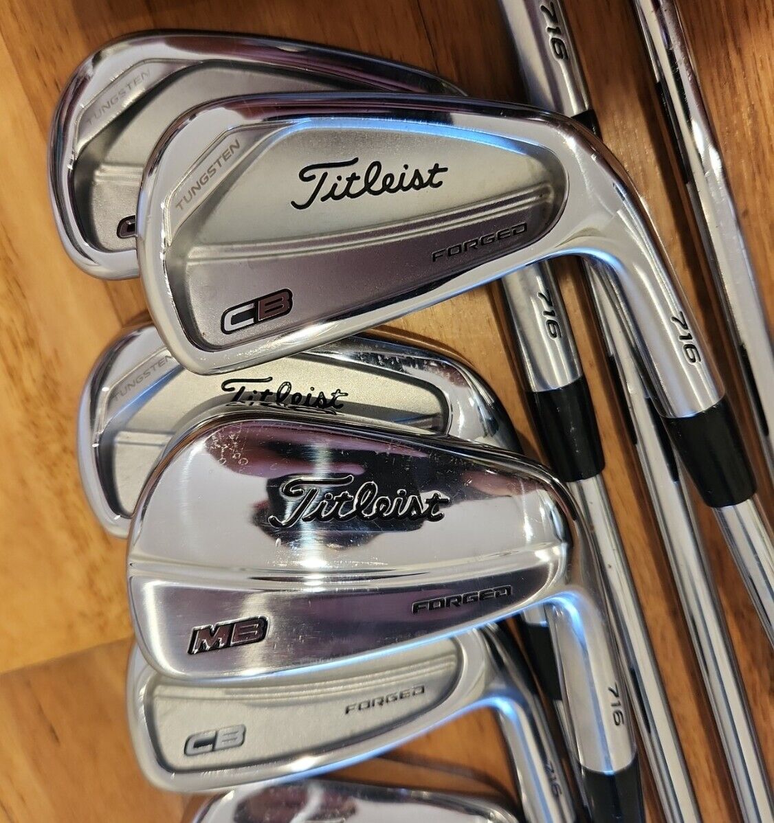 TITLEIST 716 CB MB Combo 3-PW - Dynamic Gold AMT S300 Shafts