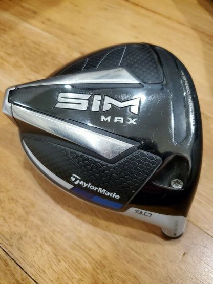 TAYLORMADE SIM MAX 9° GOLF DRIVER - CHOICE OF SHAFT  - EXCELLENT CONDITION