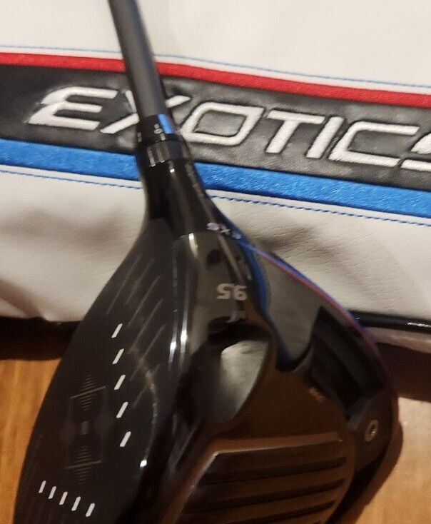 EXOTICS EXS PRO TOUR EDGE 9.5° DRIVER HZRDUS SMOKE YELLOW 6.5 - MINT CONDITION