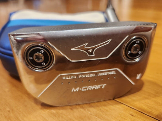 MIZUNO M CRAFT V MILLED FORGED  CHROME PUTTER 34"