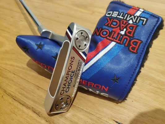 SCOTTY CAMERON CIRCLE T  CHAMPIONS CHOICE BUTTON BACK NEWPORT BEACH PUTTER 35"