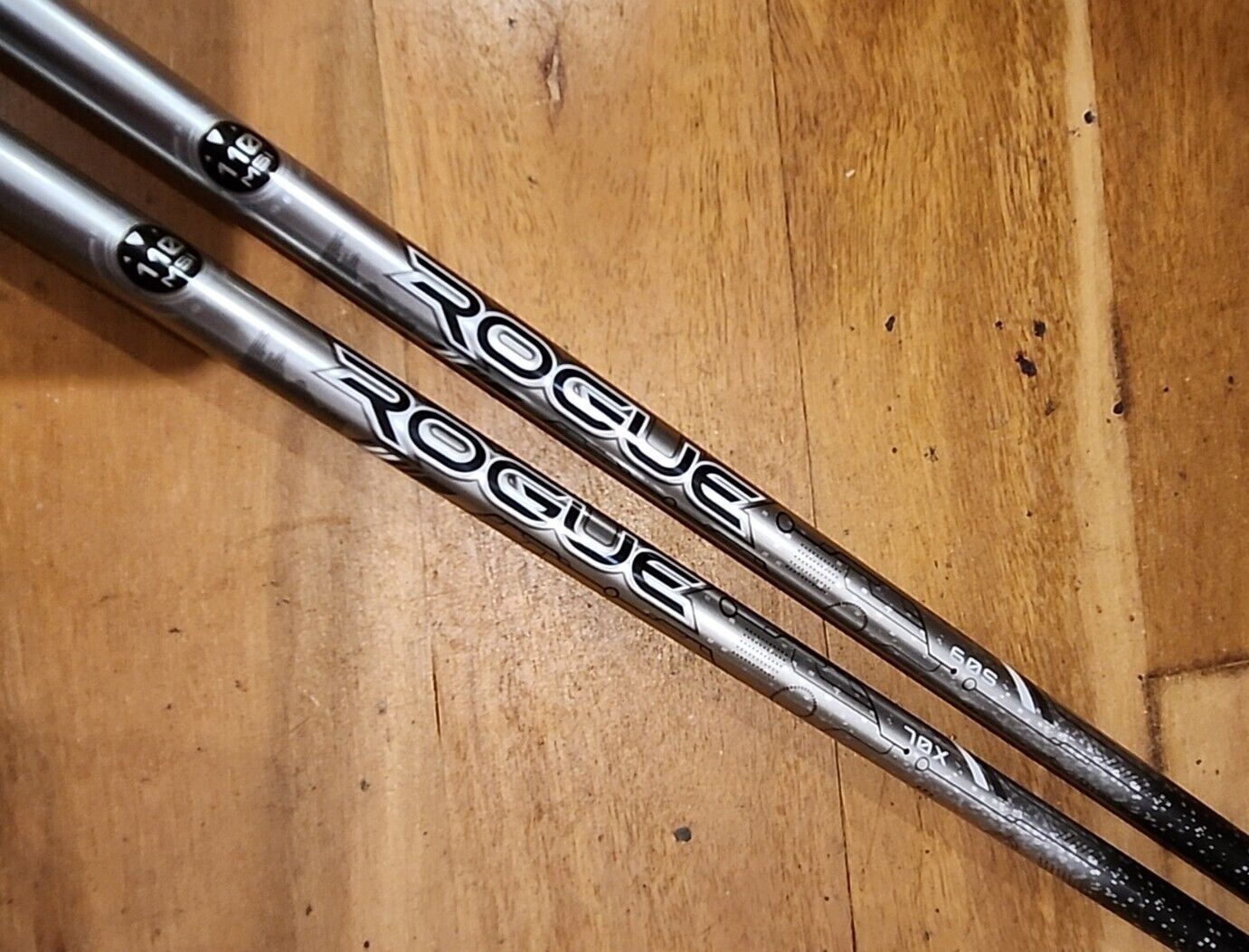 ALDILA ROGUE 110MSI SILVER GOLF SHAFTS - ADAPTER & GRIP INCLUDED